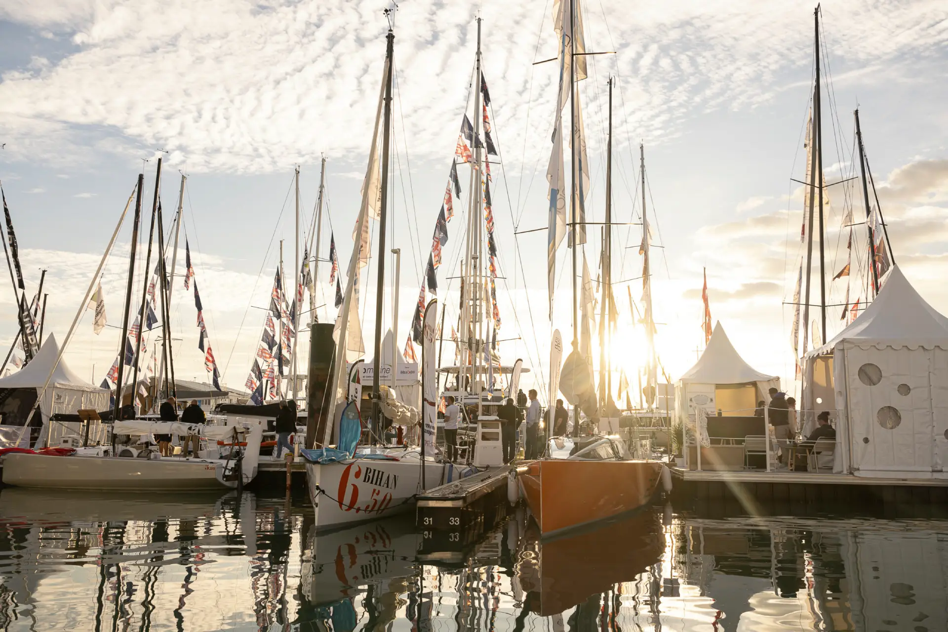 Grand Pavois La Rochelle 2024 vue bateaux à flots