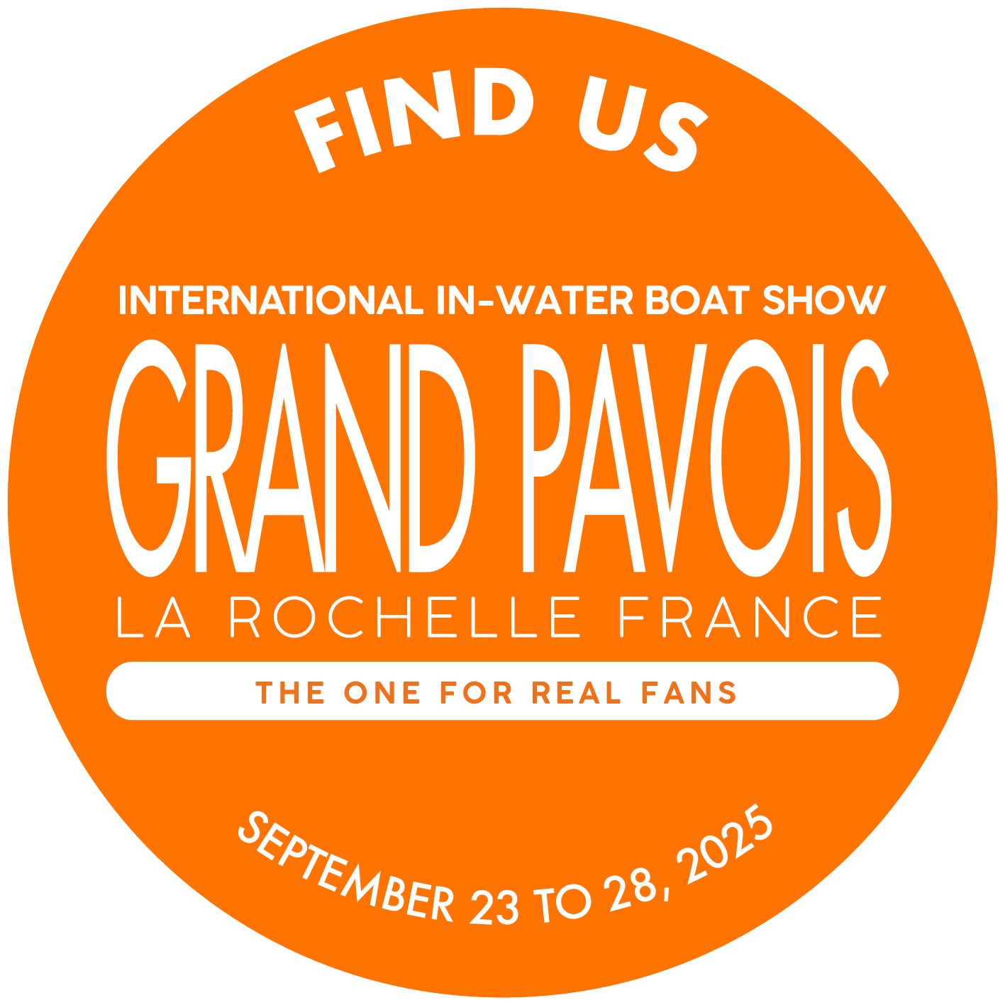 Exhibitor sticker Grand Pavois La Rochelle Exhibitor sticker Grand Pavois La Rochelle