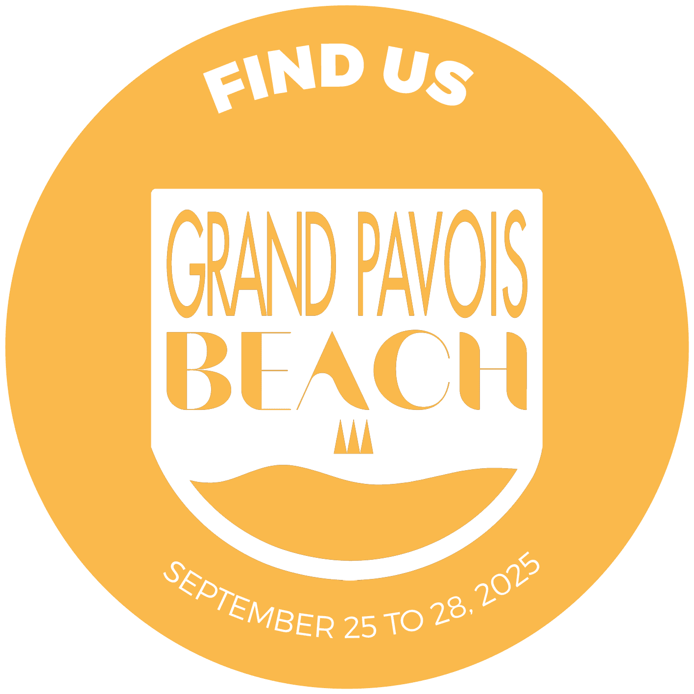 Exhibitor sticker Grand Pavois Beach Exhibitor sticker Grand Pavois Beach