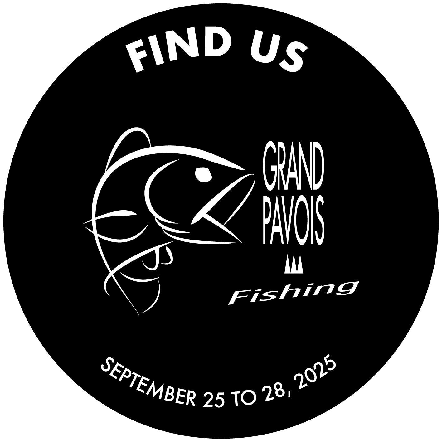 Exhibitor sticker Grand Pavois Fishing Exhibitor sticker Grand Pavois Fishing