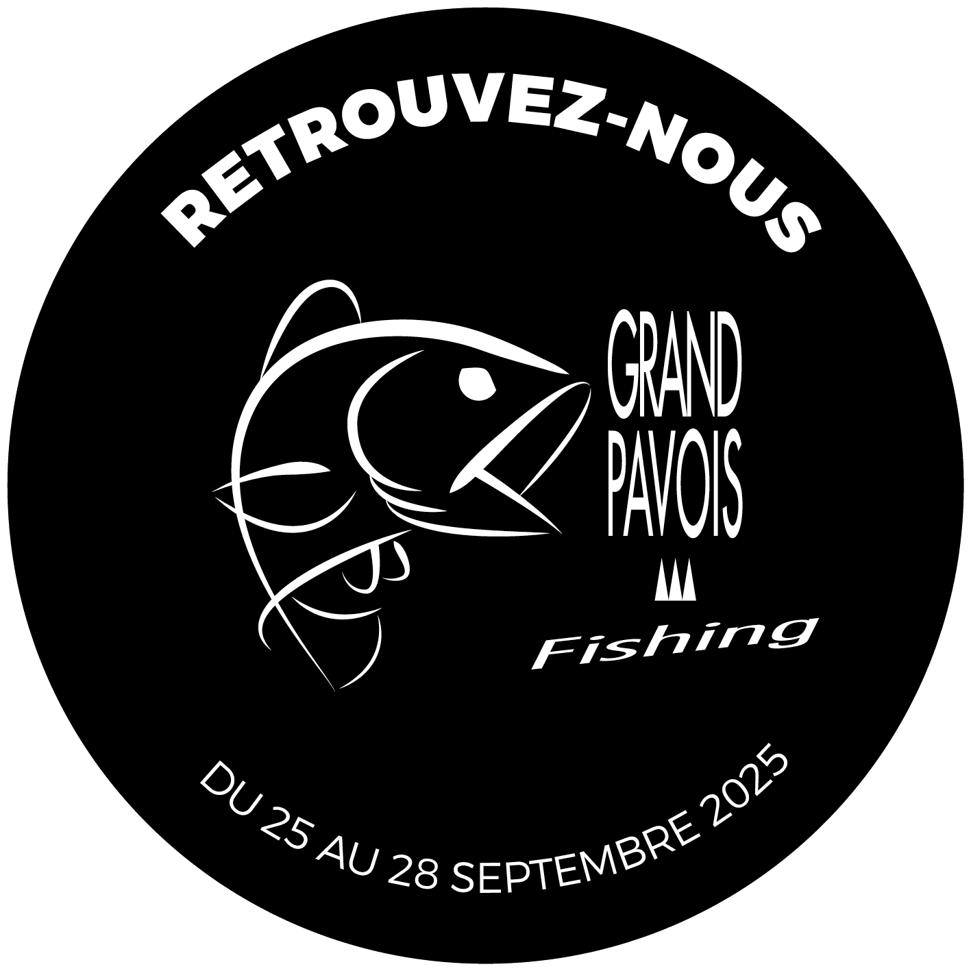 Patch exposant - Retrouvez-nous - GPFishing Patch exposant - Retrouvez-nous - GPFishing