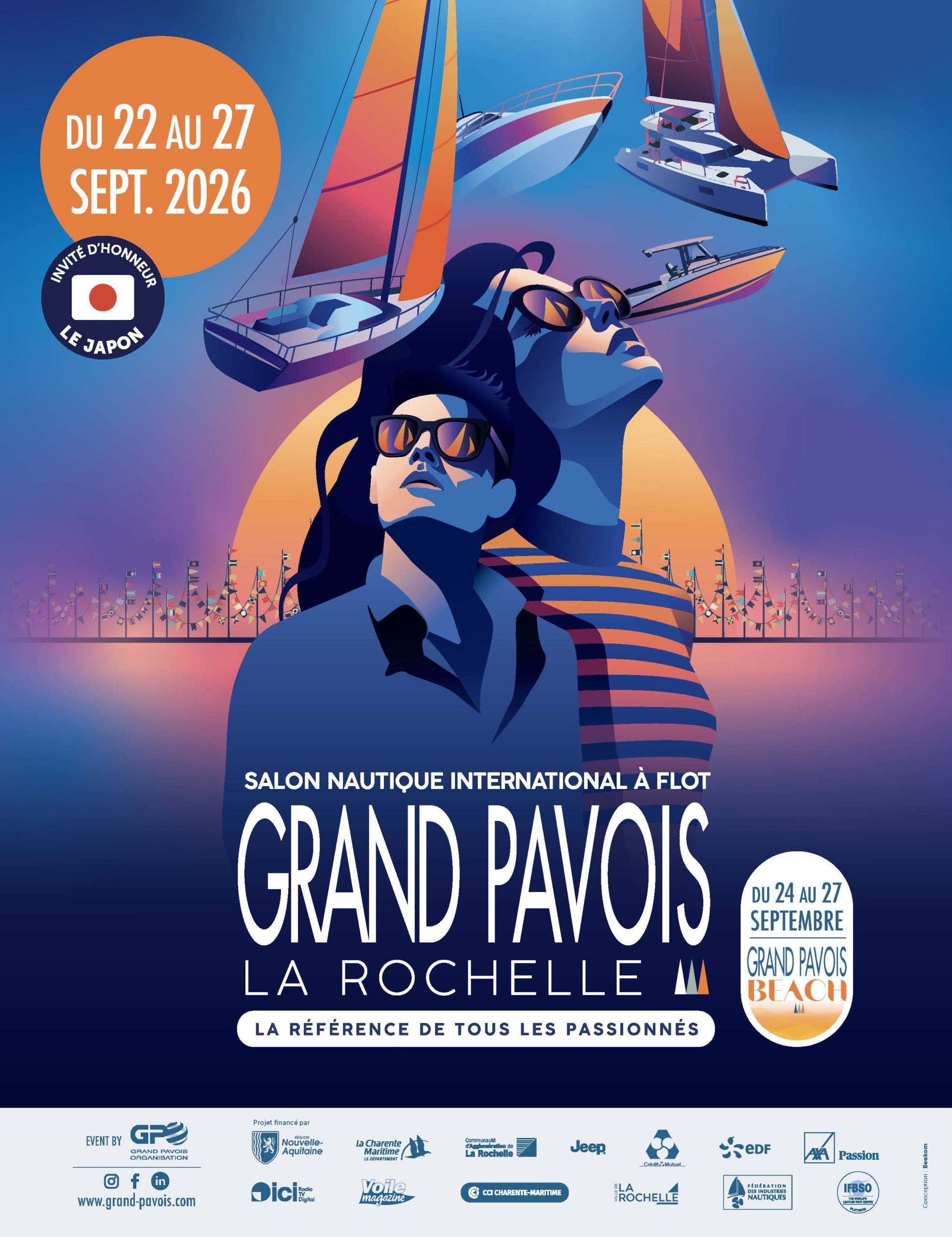 Affiche A4 Grand Pavois La Rochelle 2025