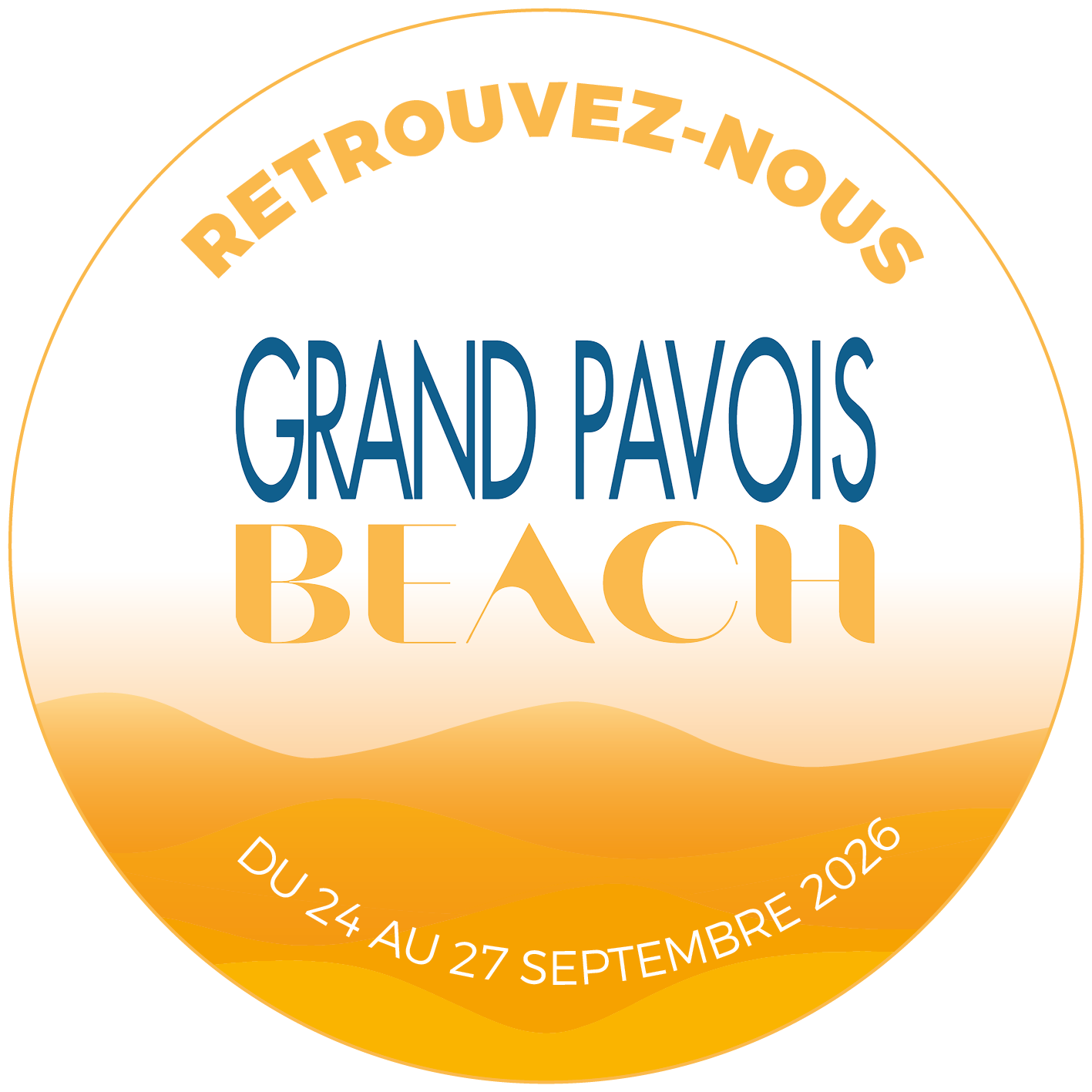 Patch exposant - Retrouvez-nous - GPBeach