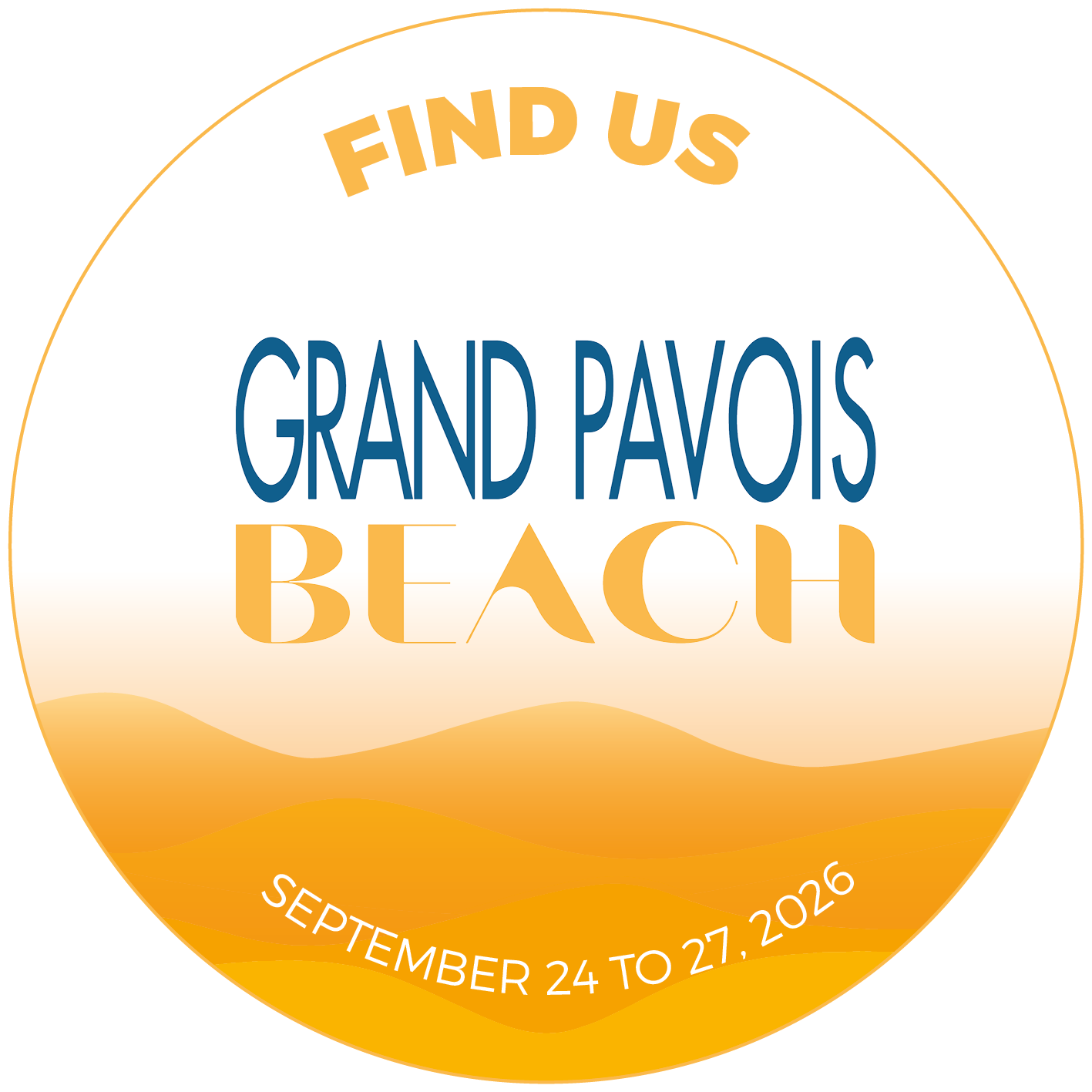 Exhibitor sticker Grand Pavois Beach